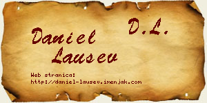 Daniel Laušev vizit kartica